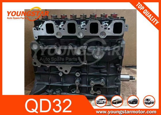 Aluminum Alloy Short Engine Cylinder Block For NISSAN QD32