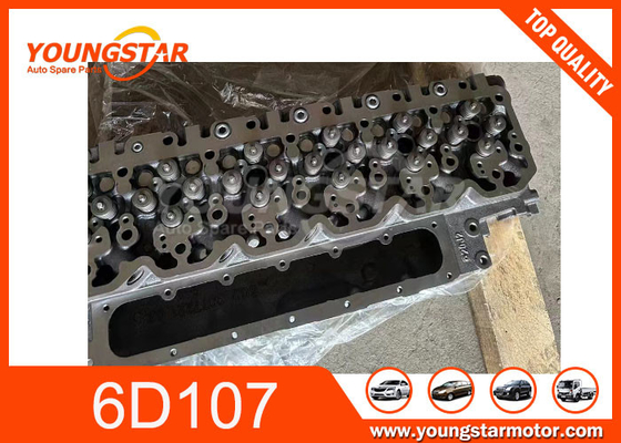 KOMATSU 6D107 Complete Cylinder Head For Excavator Diesel Engine Parts