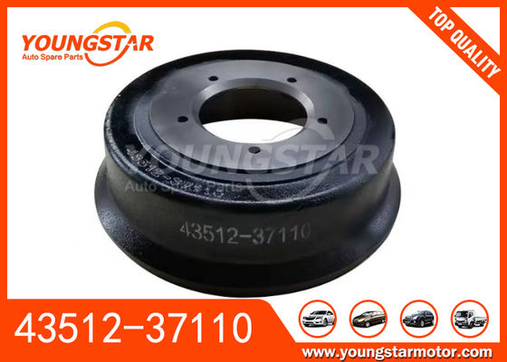 Brake Drum 43512-37110 for TOYOTA 14B and HINO 300-SERIES 2 Generation-5 8.5T with OEM Fitment