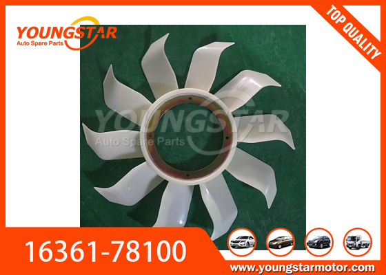 PA66 GF30 Fan Blade Engine Cooling Fan Blade For Hino Dutro 300 For Toyota Dyna 2003 Truck