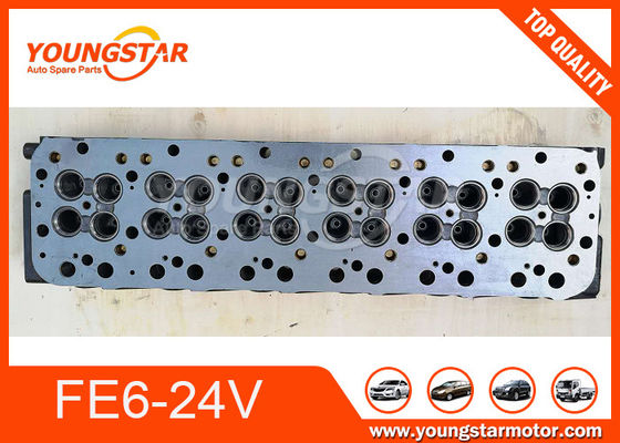 Casting Iron FE6T 24V Valve Cylinder Head For Nissan UD