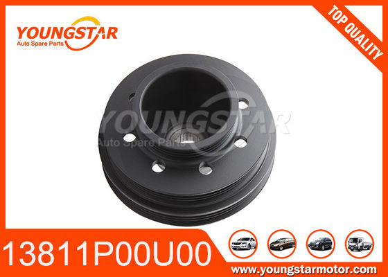 Honda Civic Steel Crankshaft Pulley with 162MM Outer Diameter OEM 13811-P00-U00