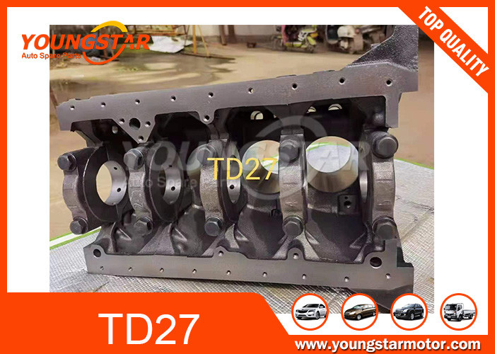 8V / 4 CYL Iron Diesel Engine Cylinder Block For NISSAN TD27