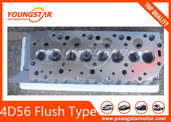 4D56 Flush Type Complete Cylinder Head For Mitsubishi 4D56 Valve Sits