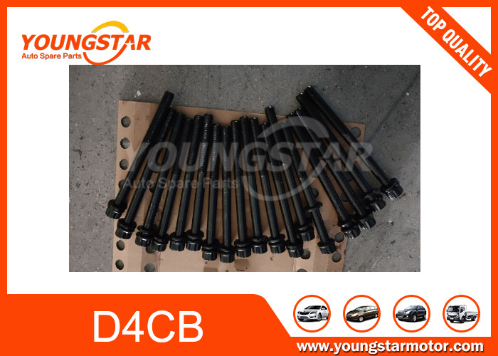 Cylinder Head Bolt Kit For Hyundai D4CB 2.5L M12 / 125 *153 18 PCS
