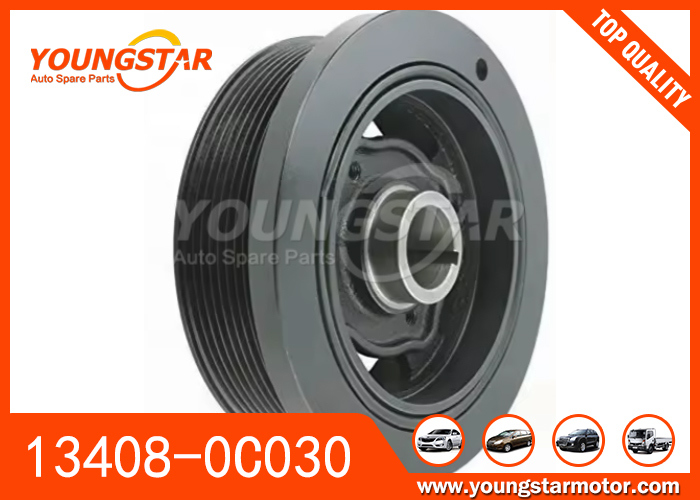 Crankshaft Pulley Crank Shaft Pulley for Toyota 1TR 2TR with 60000 Kms Guarantee in Neutral Package
