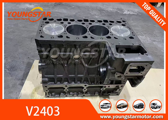 Kubota V2403 2.4L Casting Iron Engine Short Block Assembly with 10000 kms Guarantee