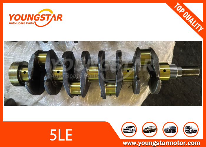 Nitrided 5LE Crankshaft with Gear and Sensor for Toyota Diesel Engine