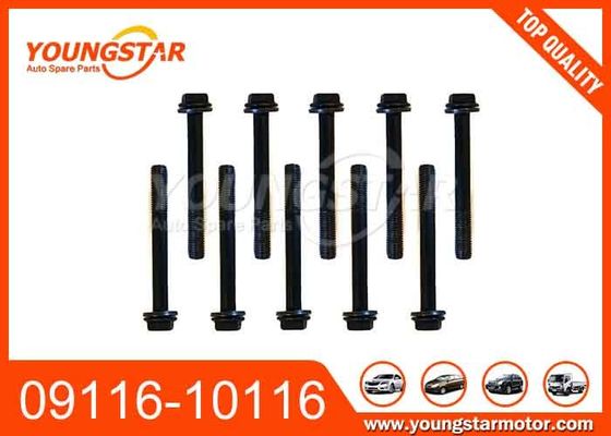 Steel OEM 09116-10116 Cylinder Head Bolt Set For SUZUKI F10A Engine