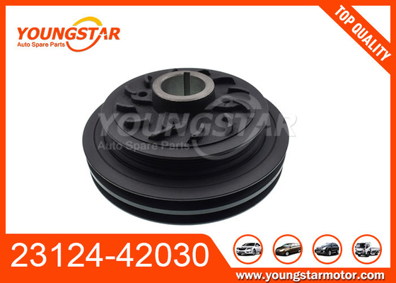 Rubber Crankshaft Pulley 23124-42030 For Hyundai