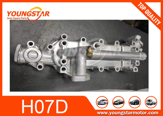 EH07D H07D H07C Aluminium Oil Cooler Cover For Excavator Engine Parts