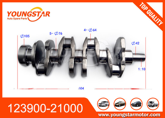 Forging Steel Vehicle Engine Crankshaft 123900-21000 4TNV106