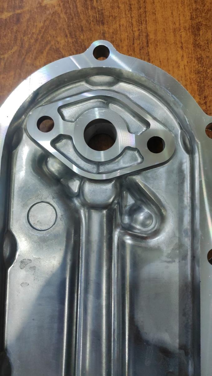 Aluminium Oil Cooler Cover FE6 PE6 Engine Oil Cooler Housing