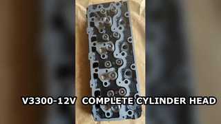 KUBOTA  V3300-12V  COMPLETE CYLINDER HEAD From YOUNG STAR MOTOR